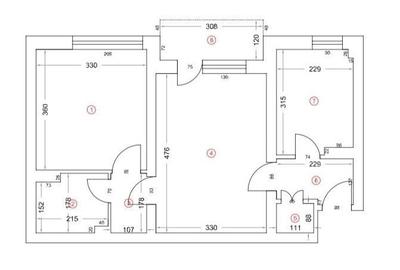 Apartament cu 2 camere semidecomandat în Calea București