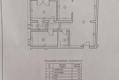 Apartament cu 3 camere în Păulești - 1