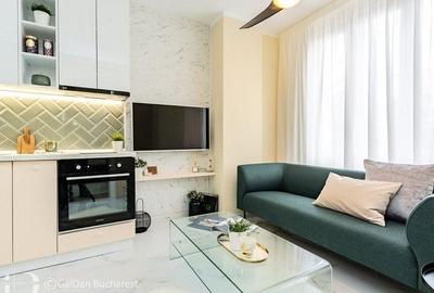 Apartament cu 2 camere nedecomandat, mobilat în Cișmigiu