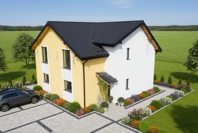 Duplex cu 4 camere cu Teren 270 Mp în Moșnița Veche - 10
