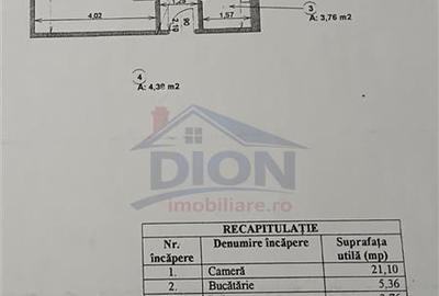 Garsonieră decomandată în Vitan