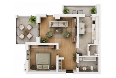 Apartament cu 2 camere în Central
