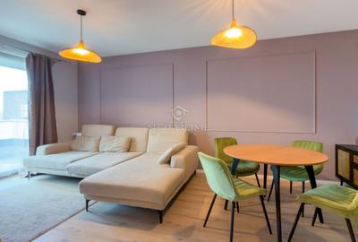 Apartament cu 2 camere semidecomandat, mobilat în Între Lacuri