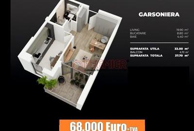 Garsonieră în Central