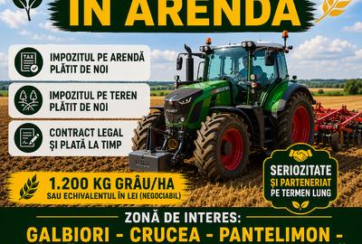 Teren agricol, în Crucea