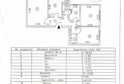Apartament cu 3 camere decomandat în Nicolae Bălcescu - 1