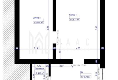 Apartament cu 2 camere în Central