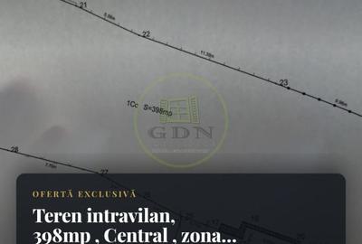 Teren de 398 mp, în Brazda lui Novac