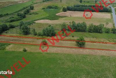 Teren de 2400 mp, în Barcani - 2