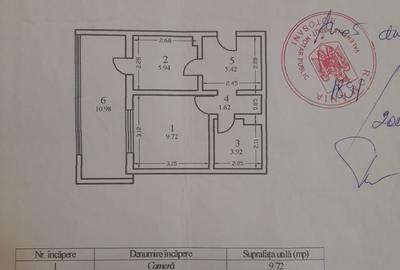 Garsonieră decomandată în Central