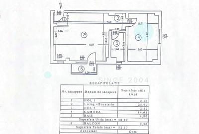 Apartament cu 2 camere în Central