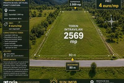 Teren de 2569 mp, în Central - 1