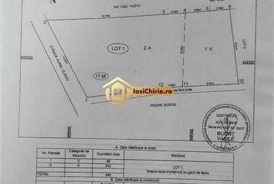 Teren Construcții intravilan de 340 mp, în Tătărași - 2