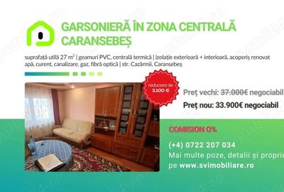 Garsonieră semidecomandată în Central