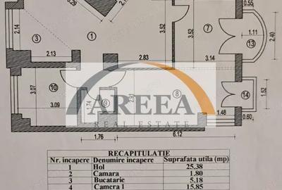 Apartament cu 5 camere decomandat, mobilat în Unirii