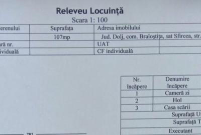 Casă cu 4 camere în Braloștița