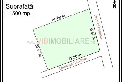 Teren intravilan de 1700 mp, în Băneasa