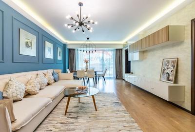 Apartament cu 4 camere semidecomandat, mobilat în Herăstrău