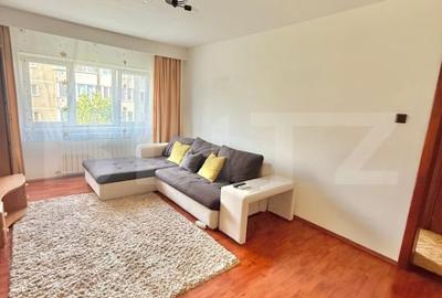 Apartament cu 3 camere semidecomandat, mobilat în Girocului