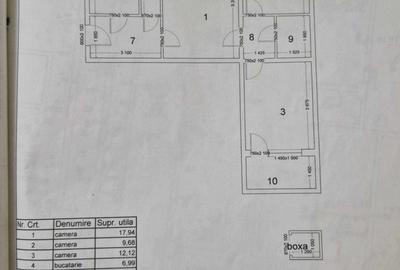 Apartament cu 3 camere semidecomandat în Titan