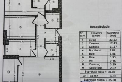 Apartament cu 3 camere decomandat în Banu Manta