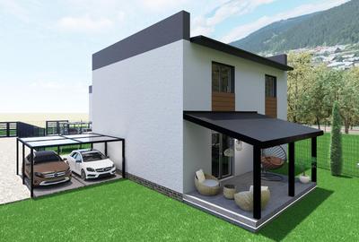 Casă cu 4 camere cu Teren 400 Mp în Mărgineni