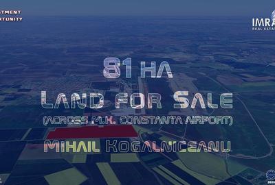 Teren Construcții extravilan de 812800 mp, în Mihail Kogălniceanu - 1