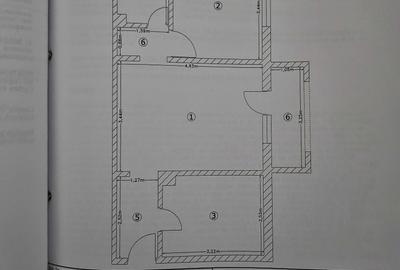 Apartament cu 2 camere semidecomandat, mobilat în Central - 1