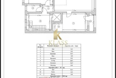 Apartament cu 3 camere în Băneasa