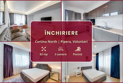 Apartament cu 3 camere decomandat, mobilat în Pipera - 2