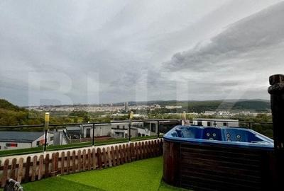 Penthouse cu 3 camere semidecomandat, mobilat în Florești - 12