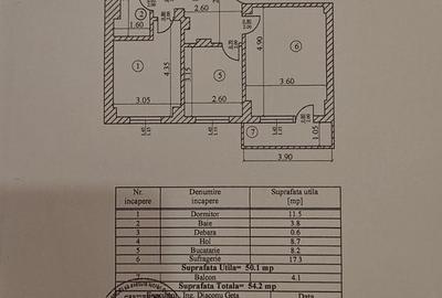 Apartament cu 2 camere în Central