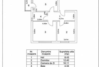 Apartament cu 2 camere semidecomandat în Lacul Morii
