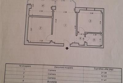 Apartament cu 3 camere semidecomandat în Tomis II - 9