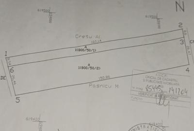 Teren de 5400 mp, în Pădurii