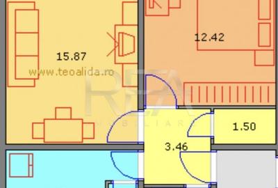 Apartament cu 2 camere decomandat în Drumul Taberei