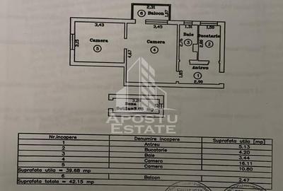 Apartament cu 2 camere semidecomandat, mobilat în Telegrafului - 11