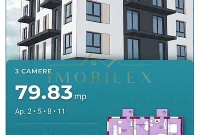 Apartament cu 3 camere în Central