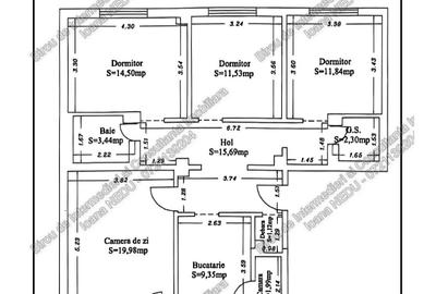 Apartament cu 4 camere decomandat în Inel I