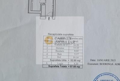 Apartament cu 2 camere decomandat în Lujerului