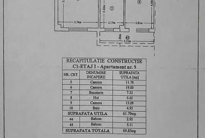Apartament cu 3 camere decomandat în Valea Lupului - 13