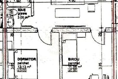 Apartament cu 3 camere în Calea Moldovei