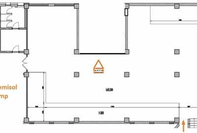 Spațiu comercial, de 460 mp, în Centru Civic - 2