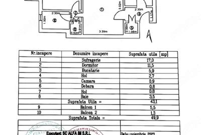 Apartament cu 2 camere semidecomandat în Mazepa 1