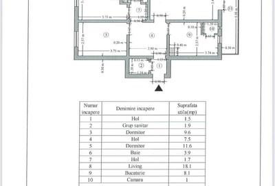 Apartament cu 3 camere decomandat în Albești - 1