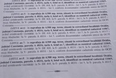 Teren de 4500 mp, în Central