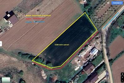 Teren de 3288 mp, în Cocani