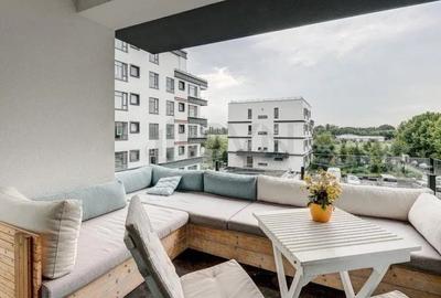 Apartament cu 3 camere decomandat, mobilat în Barbu Văcărescu