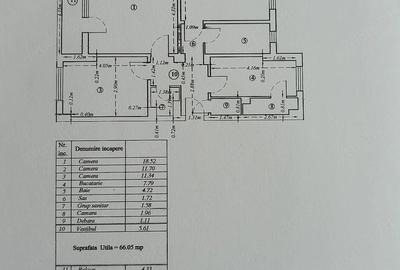 Apartament cu 3 camere decomandat în Lacul Tei