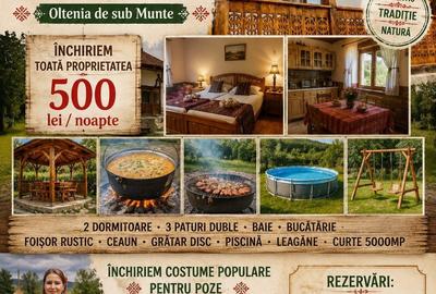 Casă cu 3 camere cu Teren 5000 Mp în Bârlogu - 1